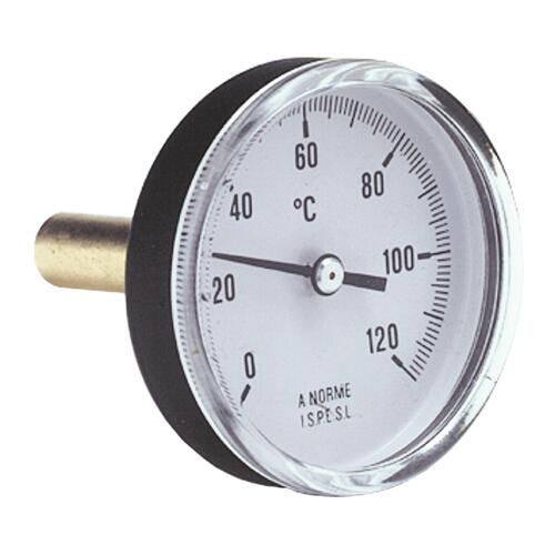 Thermomètre à cadran à dilatation de liquide ø63mm plonge 100mm 